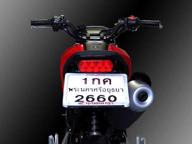 Fender less kit for MSX/GROM ( Big license plate ) - 画像 (5)