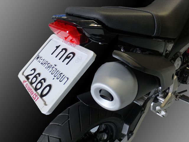 Fender less kit for MSX/GROM ( Big license plate ) - 画像 (6)